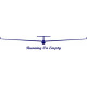 Running On Empty Sailplane/Glider Logo  