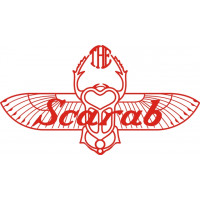 Scarab Aircraft Engine Logo 