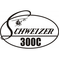 Schweizer 300C Sailplane Aircraft Logo