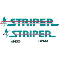Seaswirl Boat Striper 2100 Logo Decals Sets 