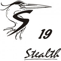 Shoalwater 19 Stealth Boat Logo Vinyl Decal 