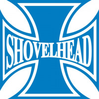 Shovelhead Iron Cross Motorcycle Helmet  