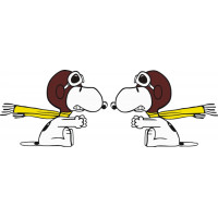 Snoopy The Pilot Vinyl Decals