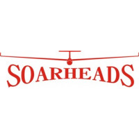 Soarheads Glider Decal Sailplane Logo  