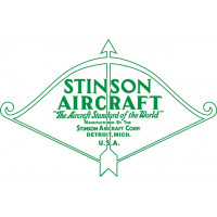 Stinson Detroit Michigan Aircraft Logo 