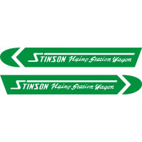 Stinson Flying Station Wagon Aircraft Logo 