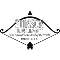 Stinson Reliant 11 3/4''W X 8''H Aircraft Logo 