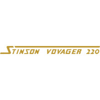 Stinson Voyager 220 Aircraft Logo 