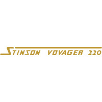 Stinson Voyager 220 Aircraft decals