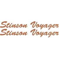 Stinson Voyager Aircraft decals