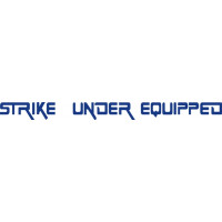Strike Under Equipped Aircraft Extra Placard decals