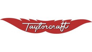Taylorcraft with Outline Letters Aircraft Logo Decals