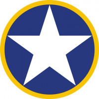 The United States May 1942- June 1943 Aircraft Insignia  Roundel decal