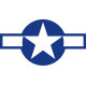 The United States September 1943 - January 1947 Aircraft Insignia Logo 