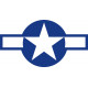 The United States September 1943 - January 1947 Aircraft Insignia Logo 