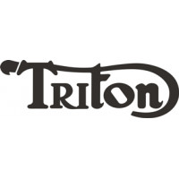 Triton Motorcycle Window/Car Decal 