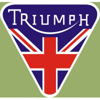 Triumph Motorcycle Tank Helmet Decal Sticker 