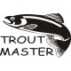 Trout Master Fish Boat Decal