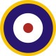 United Kingdom 1940-1942 Military Insignia Aircraft Roundel decals
