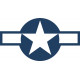 United States Aircraft Insignia Decal 1943 to 1947 decals