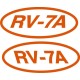 Vans Model RV-7 Aircraft 15 degrees Slant Decals