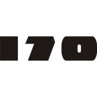 Cessna 170 Aircraft Number Logo Decal