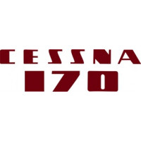 Cessna 170 Aircraft Logo Decal