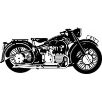 1936 BMW R12 Motorcycle 