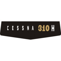 Cessna 310 H Aircraft Logo Decal