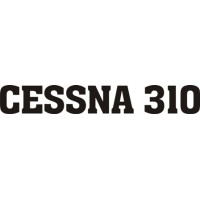 Cessna 310 Aircraft Logo 