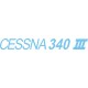 Cessna 340 III Aircraft Logo 