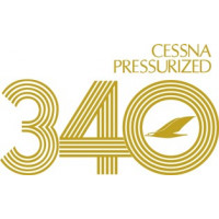 Cessna Pressurized 340 Aircraft Logo 
