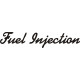 Fuel Injection Aircraft Placard Logo