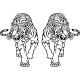 White Tiger Aircraft Fun Stuff Emblem Vinyl Graphics 