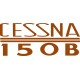 Cessna 150 B Aircraft Script decals