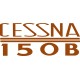 Cessna 150 B Aircraft Script Logo