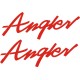 Angler Boat decals