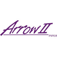 Piper Arrow II Old Style Logo Decal