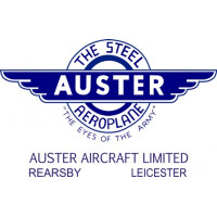 Auster The Steel Aeroplane Aircraft Logo