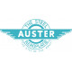 Auster The Steel Aeroplane Aircraft Logo