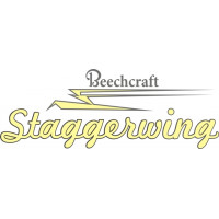 Beechcraft Staggerwing Aircraft Logo