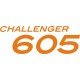 Bombardier 650 Challenger Aircraft Logo Decal