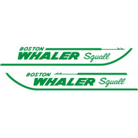 Boston Whaler Squall Boat Logo Vinyl Decal