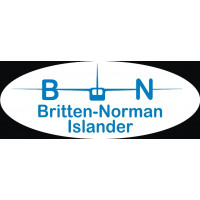 Britten-Norman Islander Aircraft Logo Vinyl Decal 