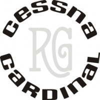 Cessna Cardinal RG Aircraft Logo,Emblem