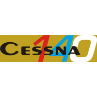  Cessna 140 Aircraft Logo Decal