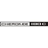 Piper Cherokee 180 C Aircraft Logo Decal