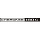 Piper Cherokee 180 C Aircraft Logo Decal
