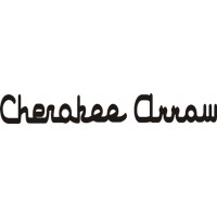 Piper Cherokee Arrow Aircraft Logo,Script