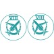 Cessna Citation VIII Aircraft Logo Decal